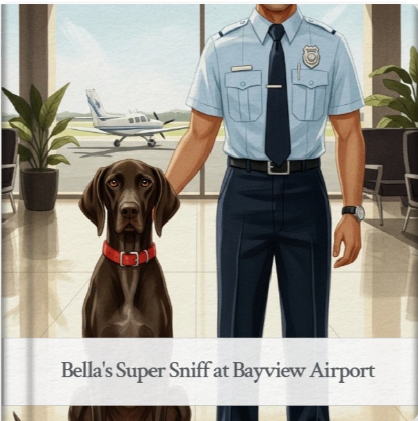 Thumbnail for Bella;s Super Sniff at the Airport